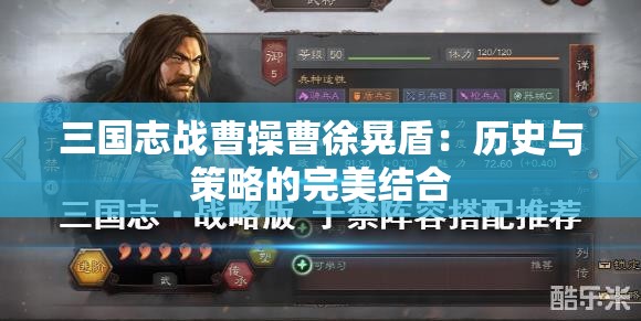 三国志战曹操曹徐晃盾：历史与策略的完美结合