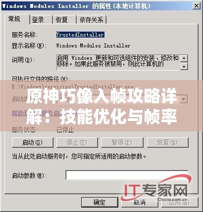 原神巧像入帧攻略详解：技能优化与帧率提升技巧